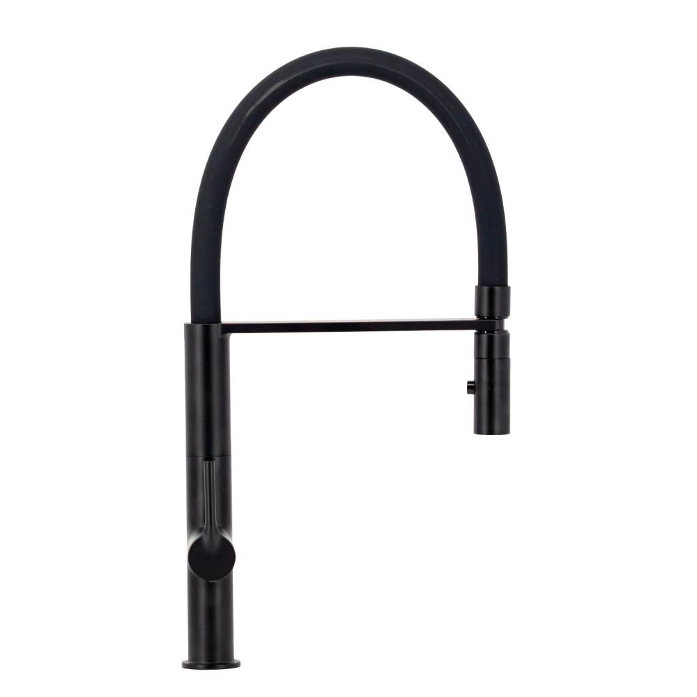 Misturador G Monocomando Movel Slim Preto Fosco