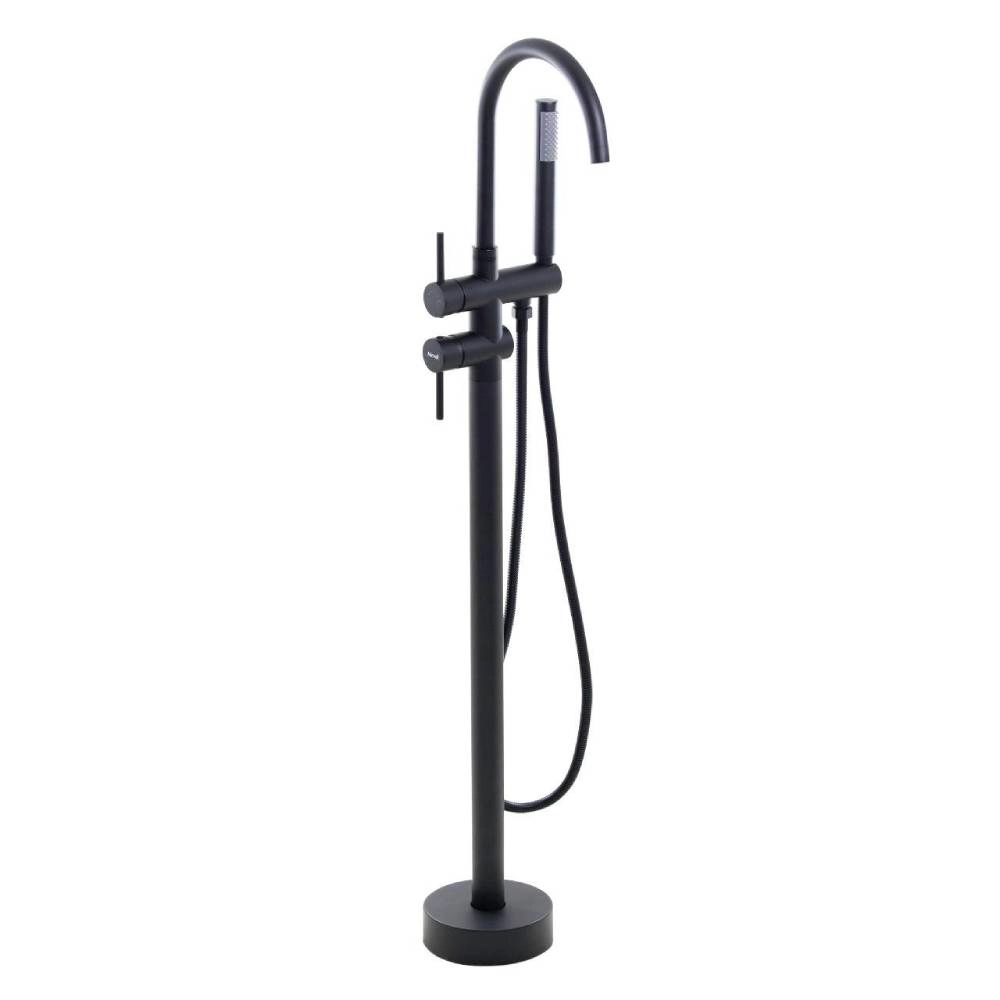 Misturador Monocomando de Coluna para Banheira  Rubinettos Flex 1,5 Black Matte KR208