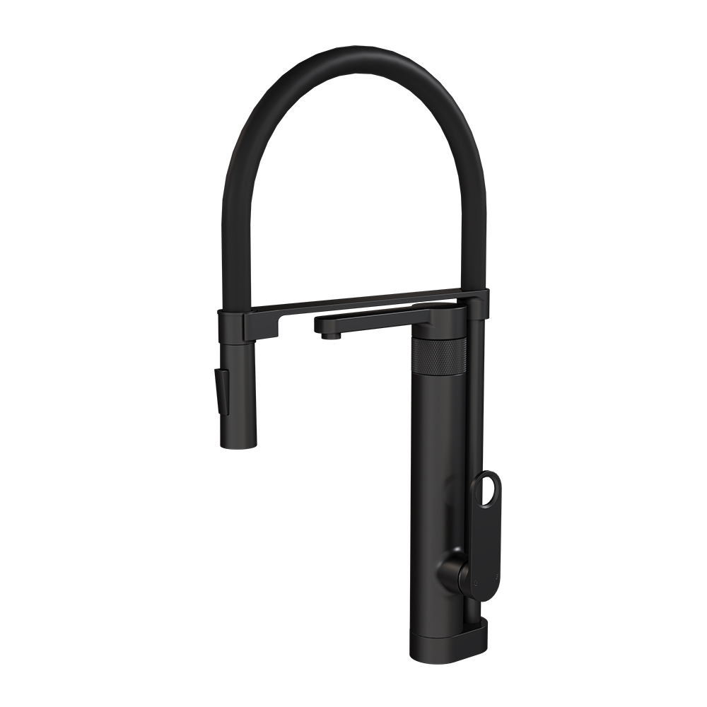 Misturador Monocomando de Cozinha com Filtro Fani 6280 BK830 Black Matte