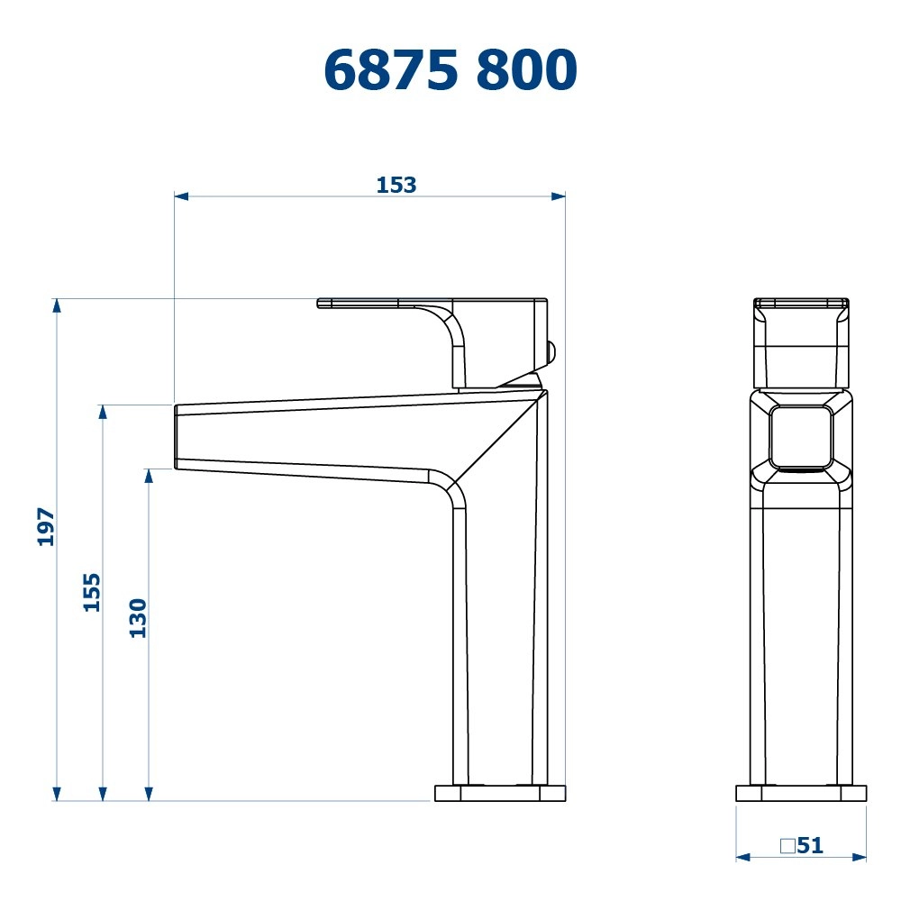 Misturador Monocomando de Mesa Bica Baixa Barbara Dundes Fani 6875 BK800