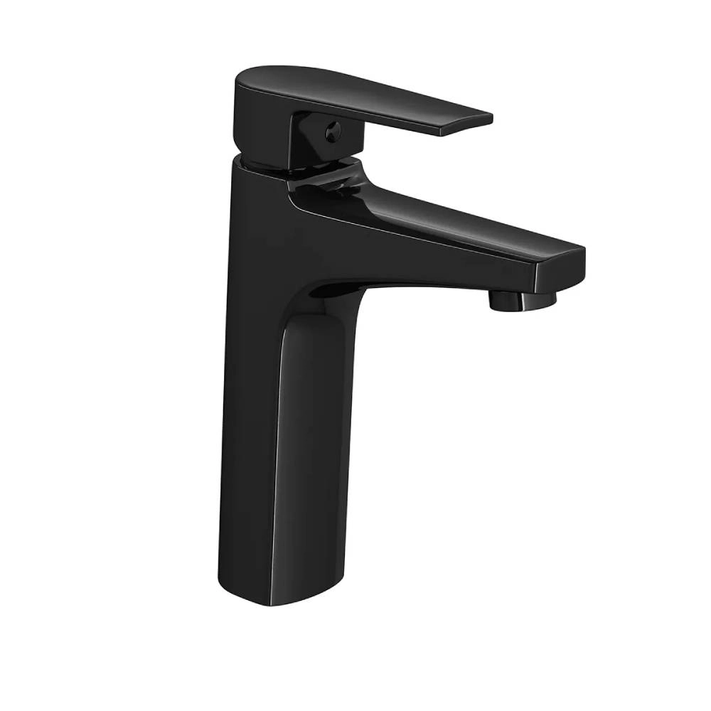 Misturador Monocomando de Mesa Bica Média Level p/ Lavatório Black Noir Deca 2880.BL26.NO