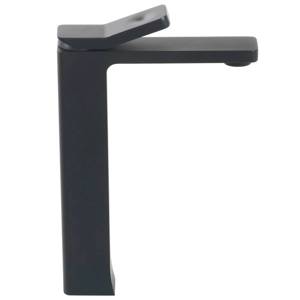 Misturador Monocomando Movel Bica Alta Lux Preto Fosco
