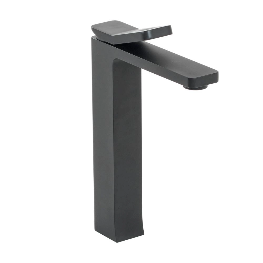 Misturador Monocomando Movel Bica Alta Lux Preto Fosco