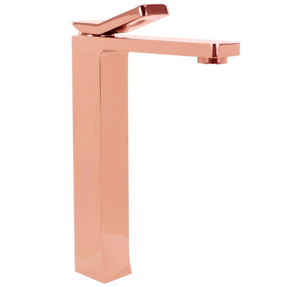 Misturador Monocomando Movel Bica Alta Lux Rose Gold