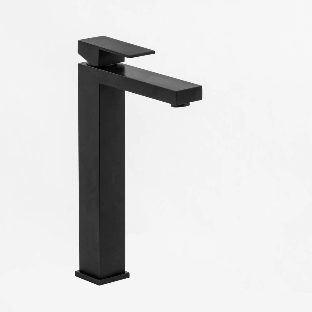 Misturador Monocomando Movel Bica Alta MV03 Preto Fosco 