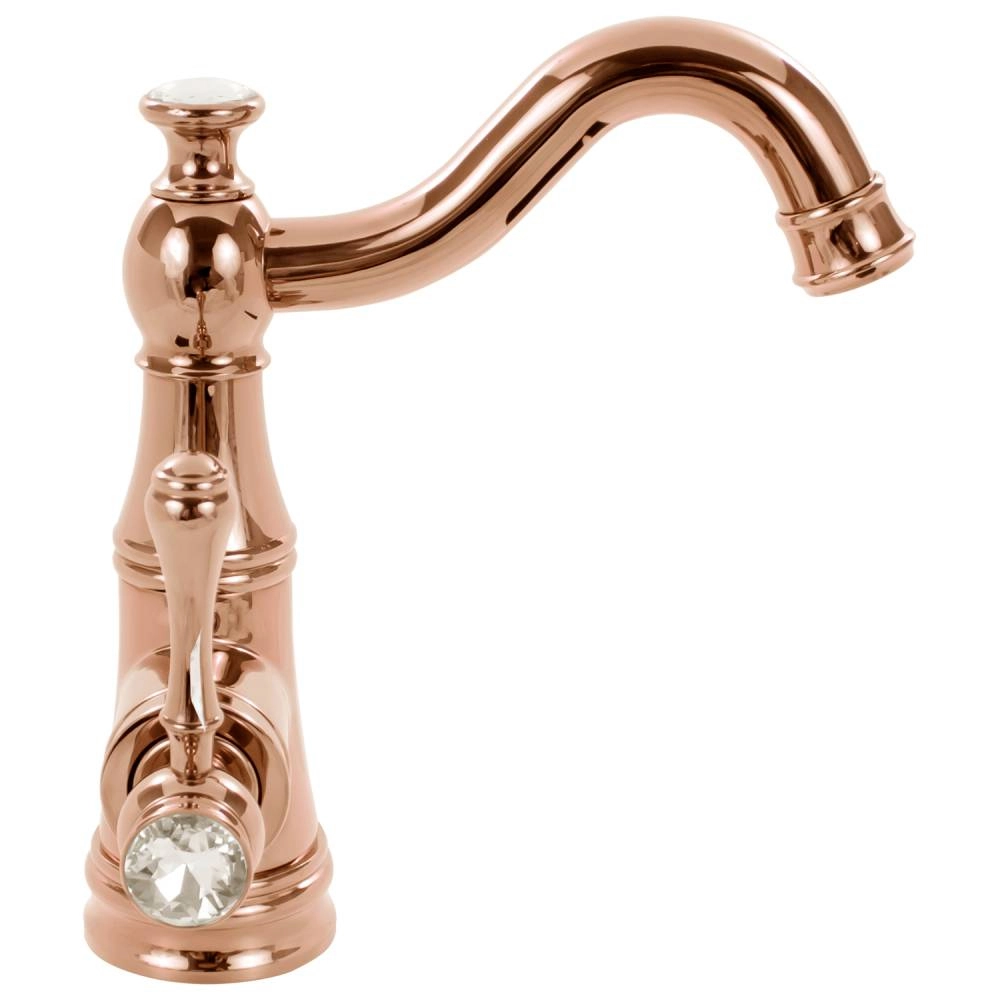 Misturador Monocomando Movel Bica Baixa Crystal MV20 Rose Gold