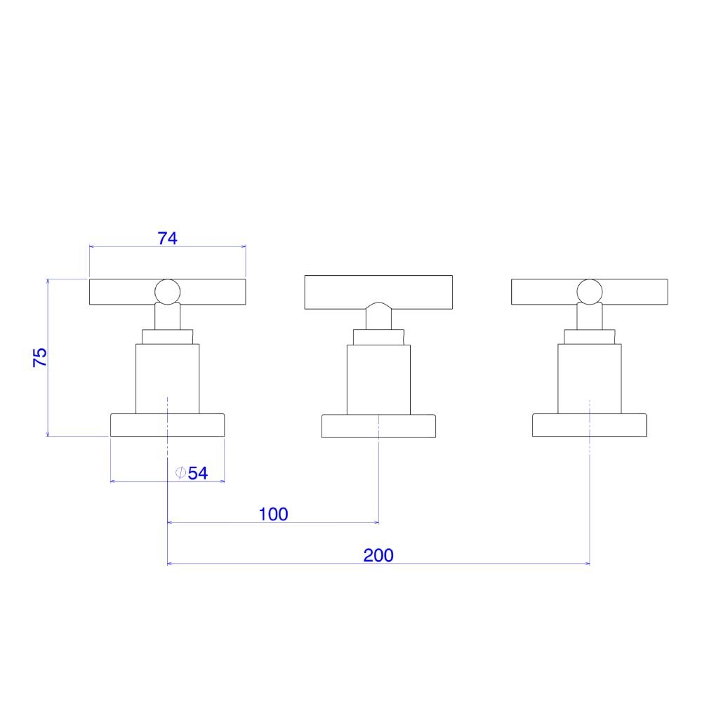 Misturador para Bidê Deac Duna Clássica Gold 1895.GL.64 Misturador para Bidê Deac Duna Clássica Gold 1895.GL.64
