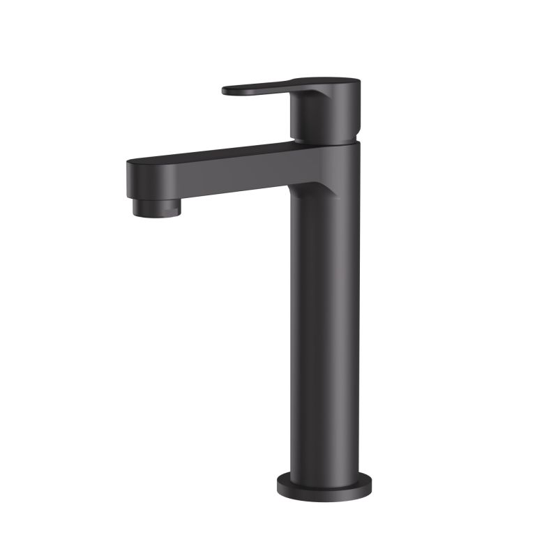 Monocomando de Mesa Bica Média Lavatório Vip Fani 6876 BK680 Black Matte