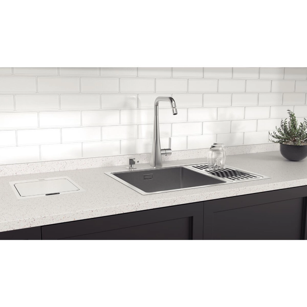 Monocomando Tramontina Design Collection Obelisk em Aço Inox