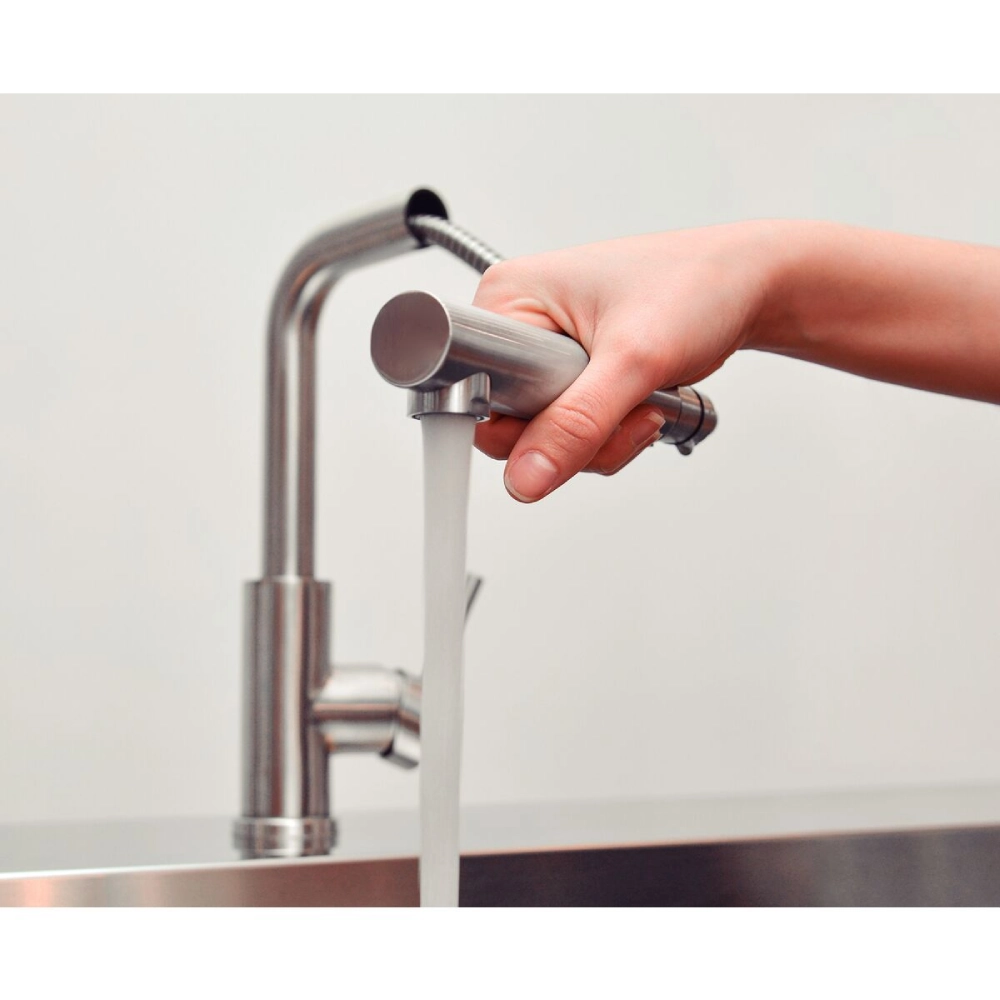 Monocomando Tramontina Monde Plus em Aço Inox e acabamento Acetinado com Extensor