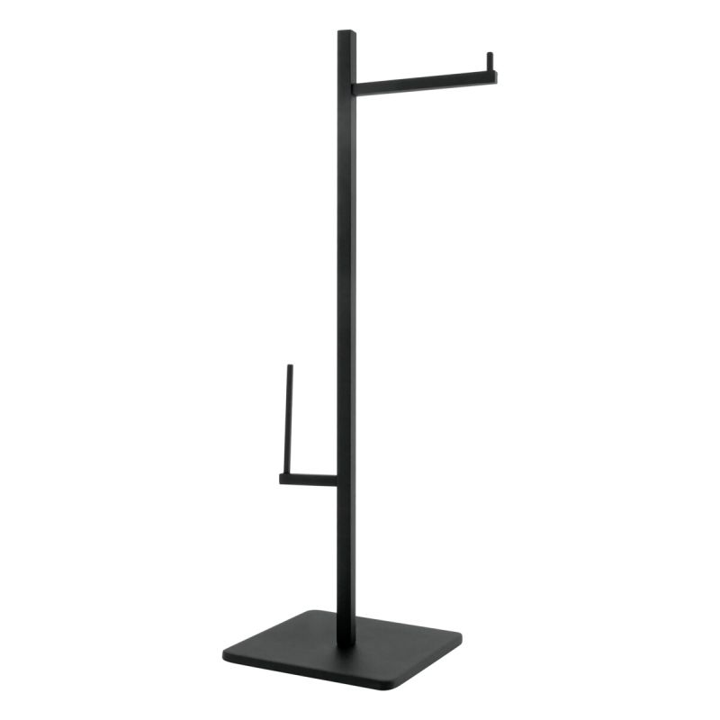 Papeleira de Piso com Reserva Paris Fani 2102 BK115 Black Matte
