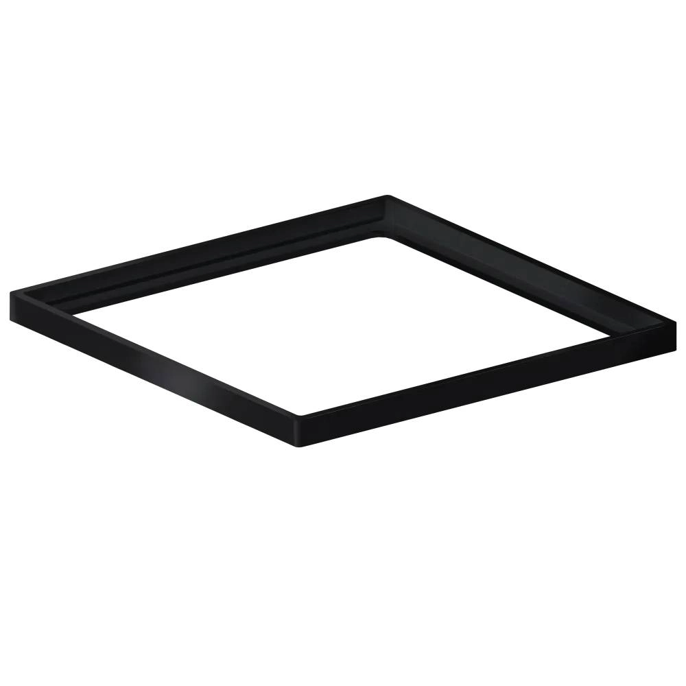 Porta Grelha Quadrado 10 cm x 10 cm 4180 NOVII Black Matte Ralo Linear 