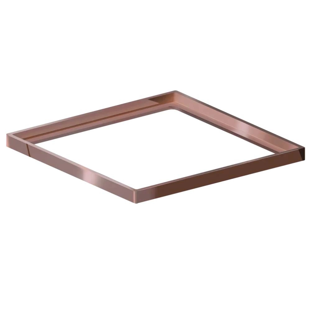 Porta Grelha Quadrado 10 cm x 10 cm Rose Gold  5572