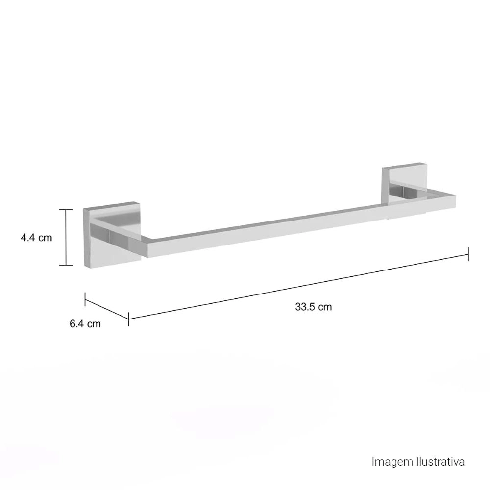 Porta Toalha Barra 30cm Deca Clean 2040.C.030.CLN