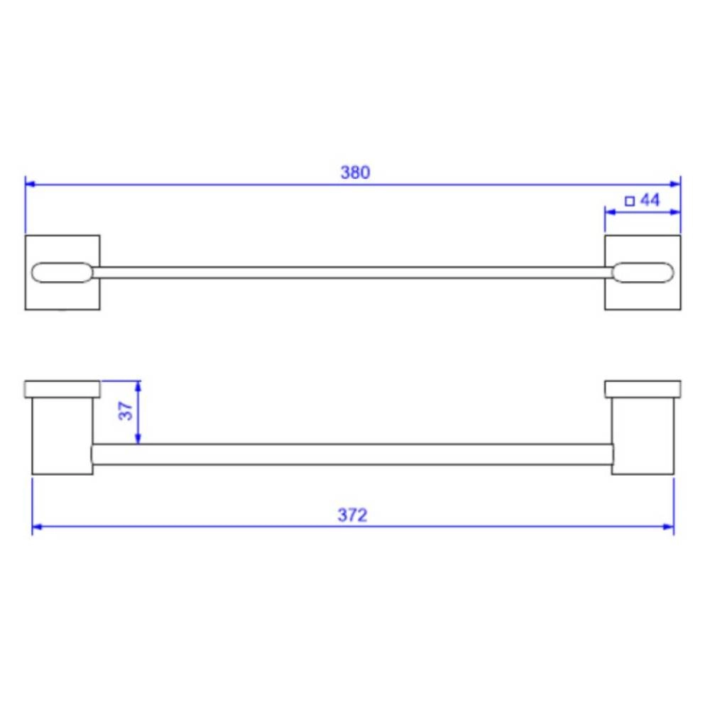 Porta Toalha Barra 30cm Polo Deca 2040.C33.030  