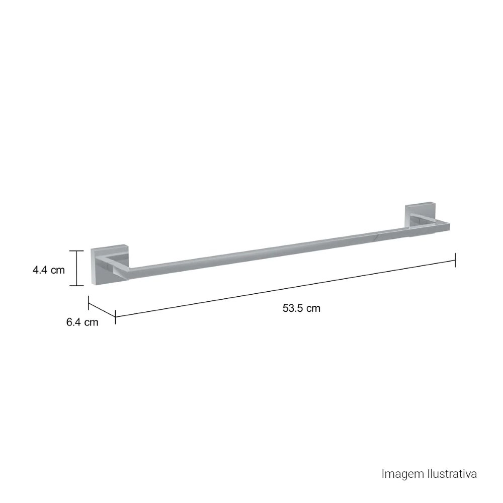 Porta Toalha Barra 50cm Deca Clean 2040.C.050.CLN