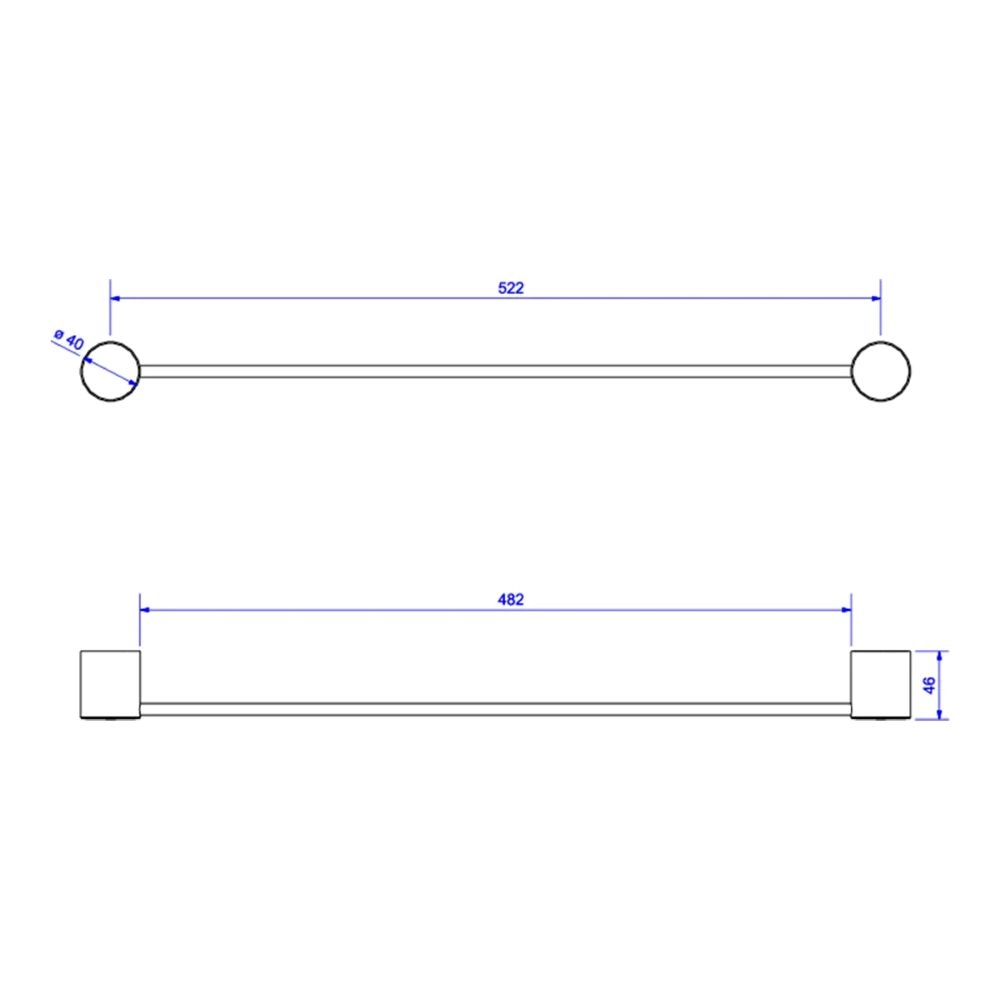 Porta Toalha Barra Deca Flex 2040.C.FLX