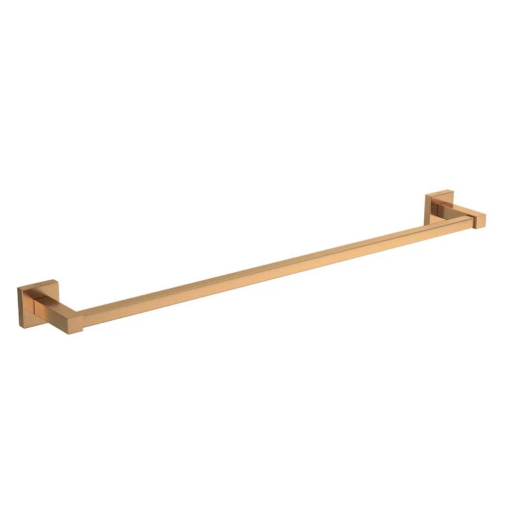 Porta Toalha Barra Quadratta Gold Matte Deca 2040.GL83.MT