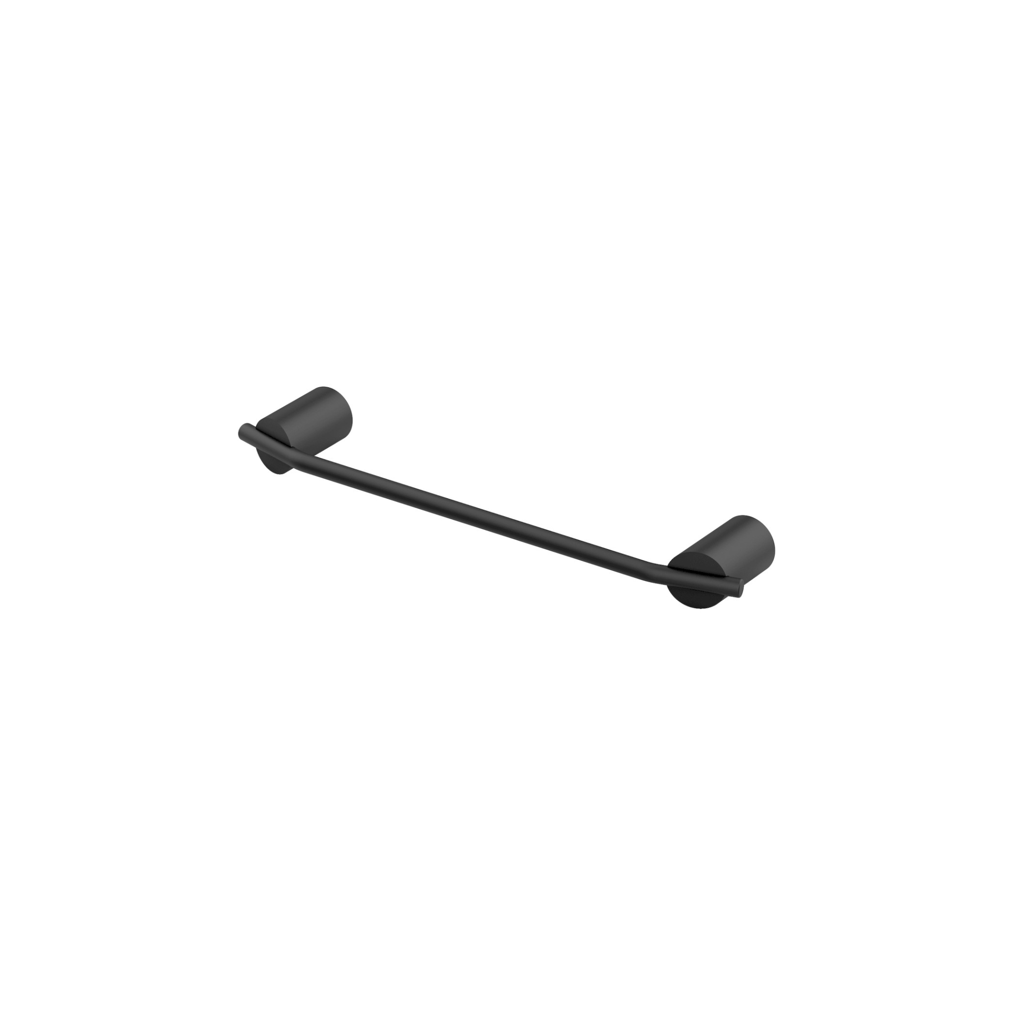 Porta Toalha Curto Lunna Fani 4410 BK185 Black Matte