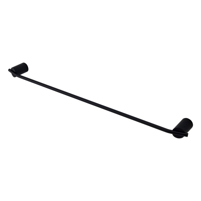 Porta Toalha Longo Lunna Fani 4400 BK185 Black Matte