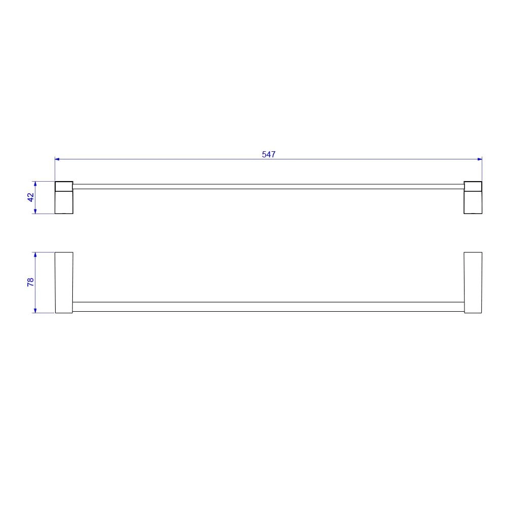 Porta Toalhas Barra 50cm Deca You  2040.C104.050