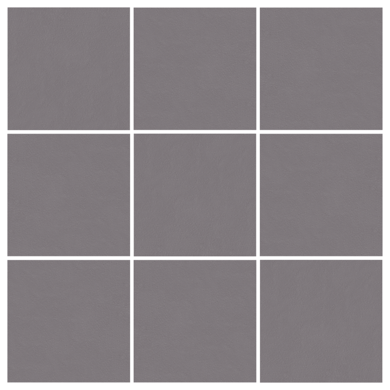 Portobello Mosaico 9,5x9,5 Zinc Mate Telado
