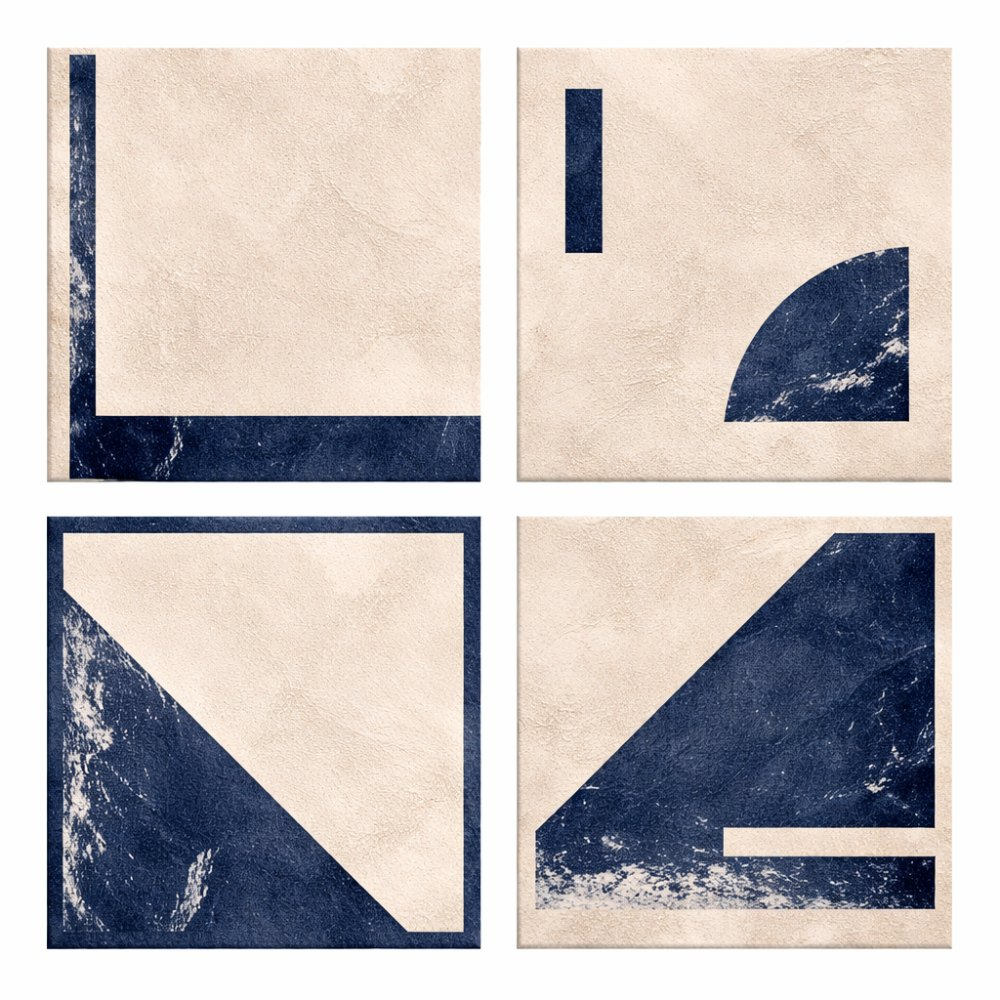 Portobello Revestimento 14,5x14,5 Progress Closed Blue 