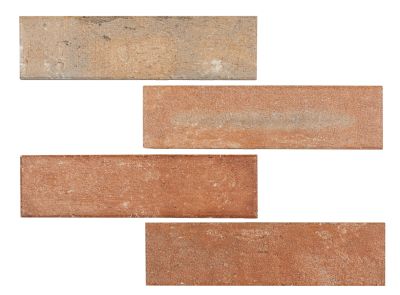 Portobello Revestimento 7x26 Georgian Red Telado