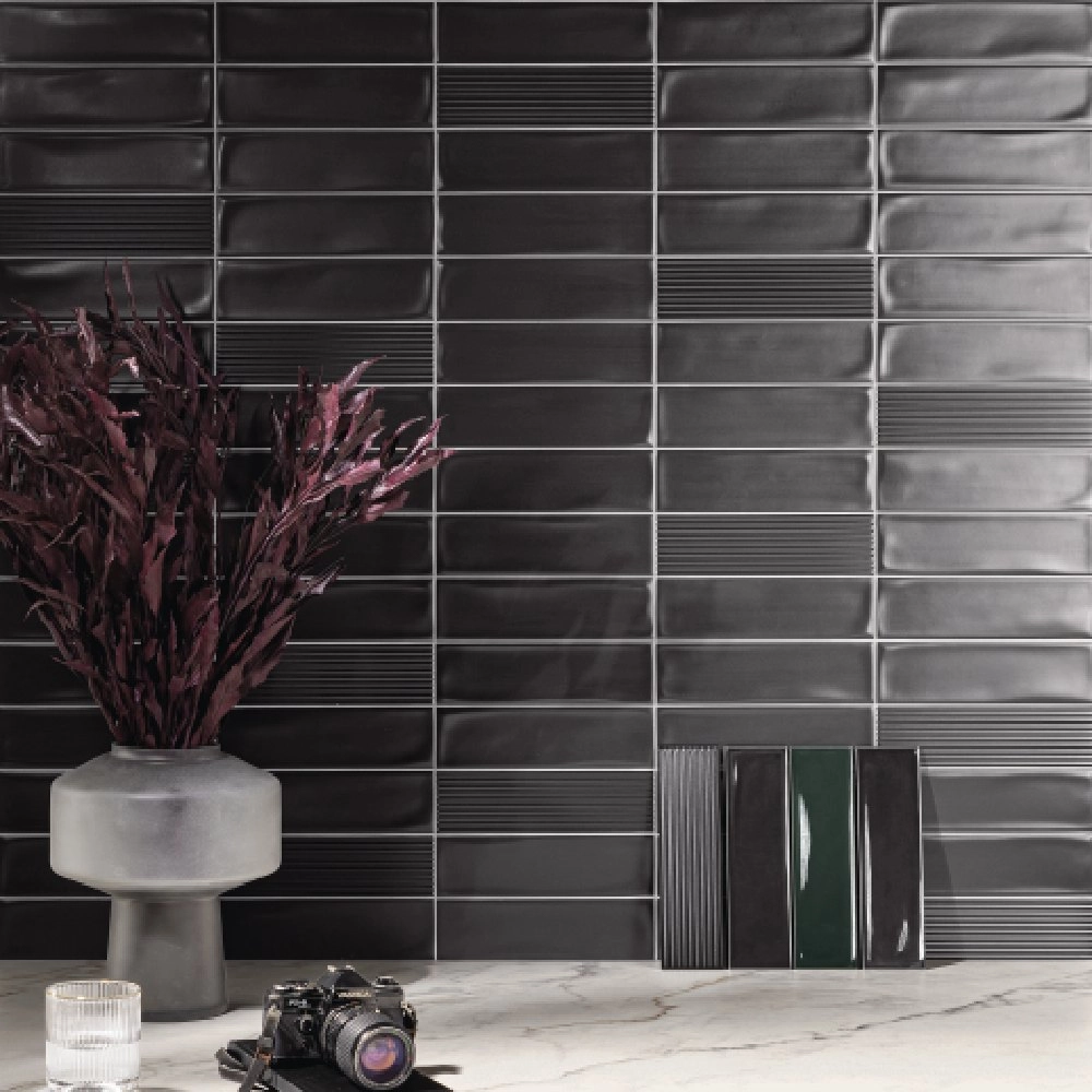 Portobello Revestimento Comercial 7x24 Vivant Noir Mate Bold