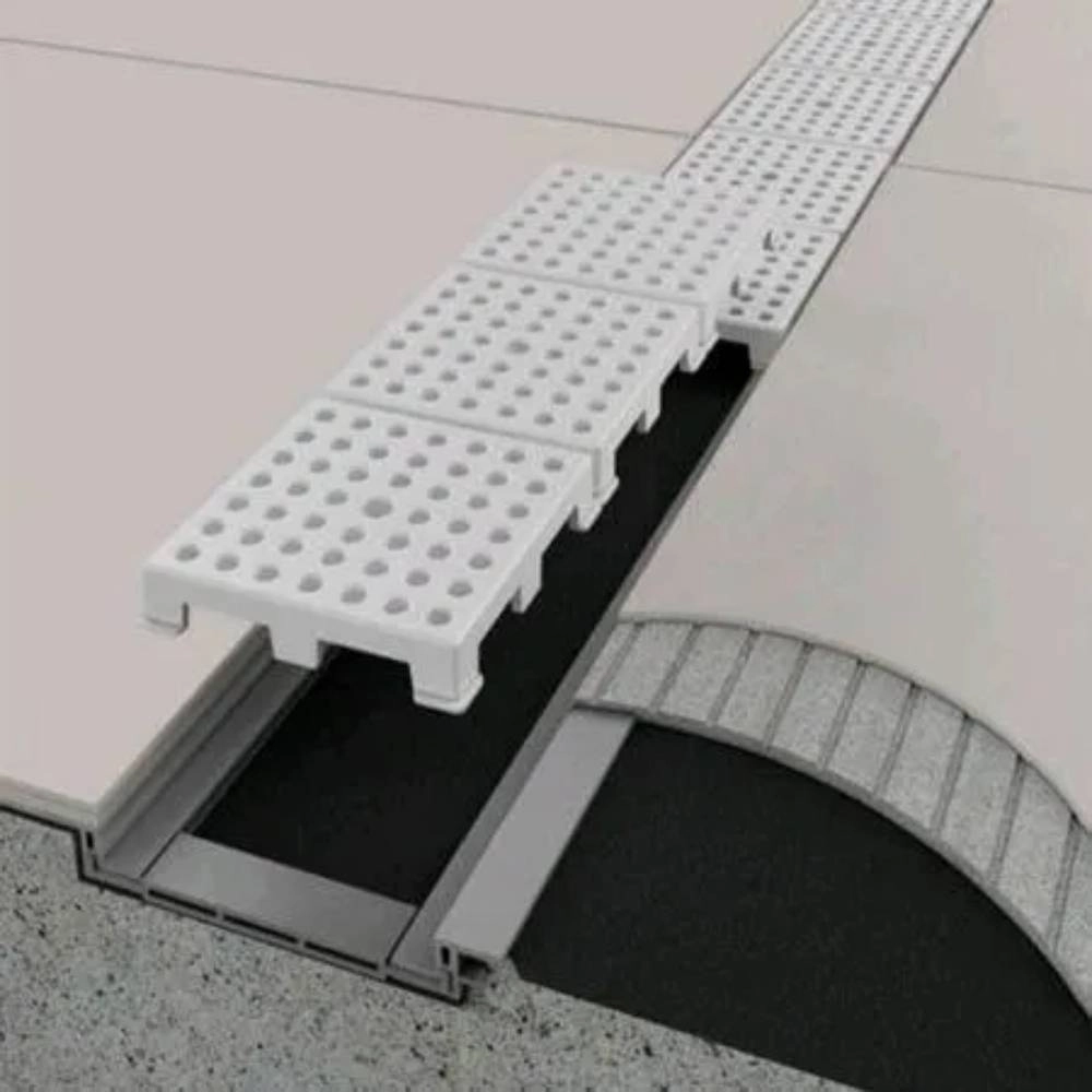 Ralo Fun Line 451 Vazada Em Pvc Cinza 50cm Ralo Linear