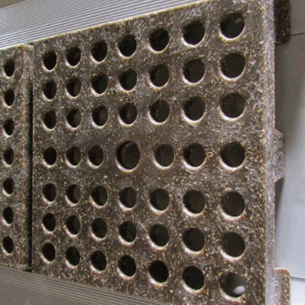 Ralo Fun Line 457 Vazada Em Pvc Madeira ESC 50cm Ralo Linear