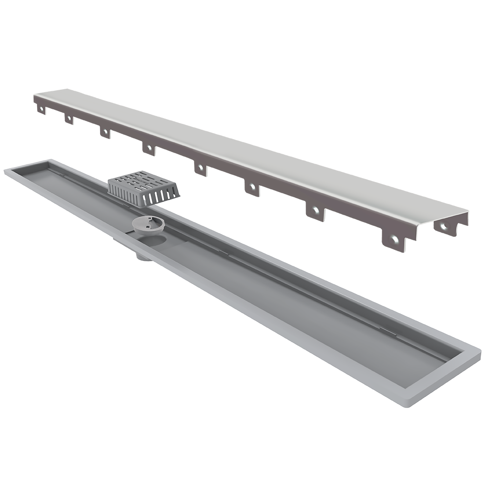 Ralo Linear 118 Elleve Royal Tampa Inox 100cm