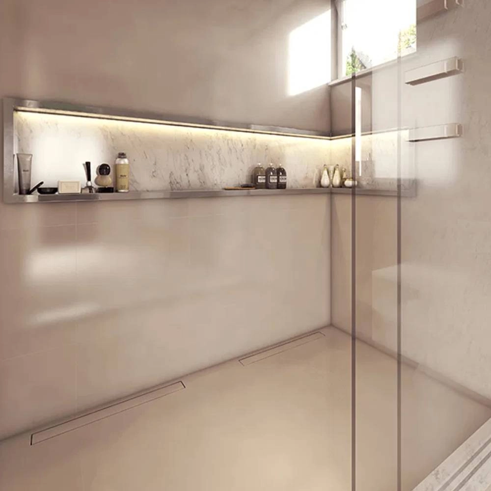 Ralo Linear 262 Elleve - Smart Tampa Oculta 60cm S/Sifão