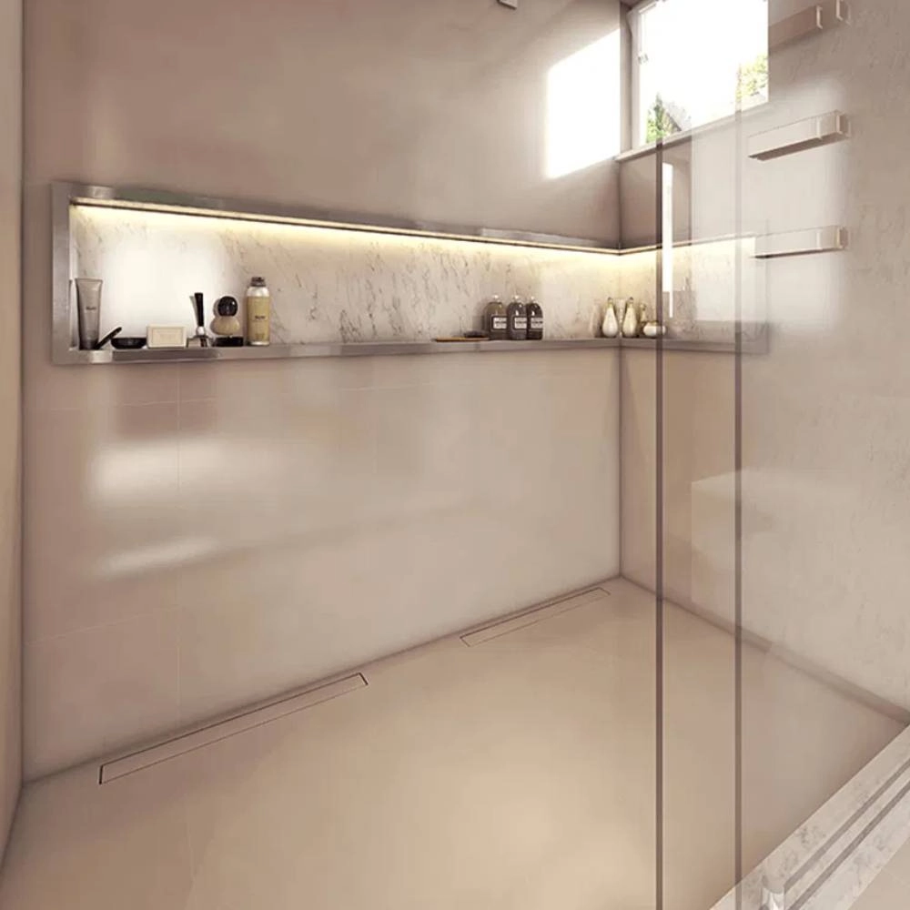 Ralo Linear 263 Elleve - Smart Tampa Oculta 70 cm S/Sifão
