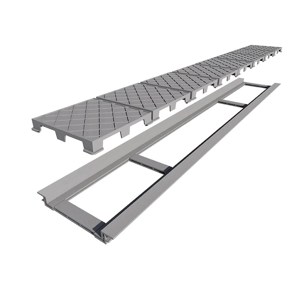 Ralo Linear 2931 Oculto 130 cm Base PVC Elleve - Infinity Plus 