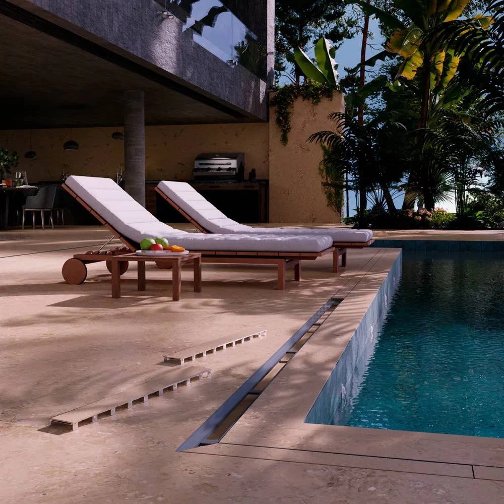 Ralo Linear 469 Tampa Oculta 120 cm Base PVC Infinity 