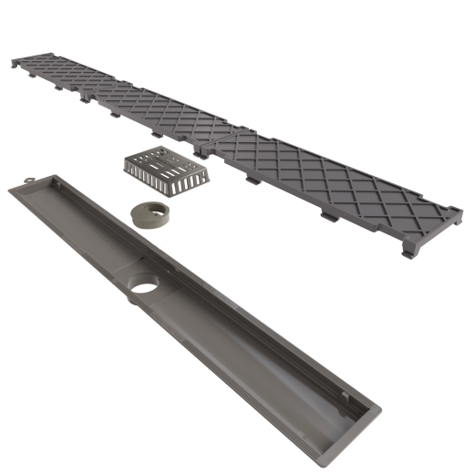 Ralo Linear 6085 Novii PVC Seco 75cm Oculto