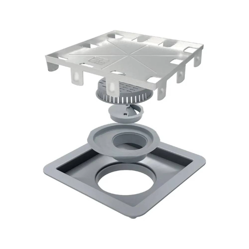 Ralo Linear Elleve Square Tampa Oculta 15 x 15 cm - 209