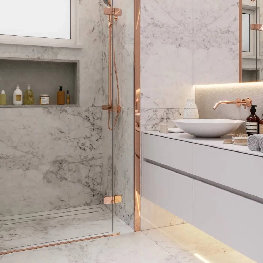 Ralo Linear Royal Com Tampa Oculta 90cm 132 RLSPO90 