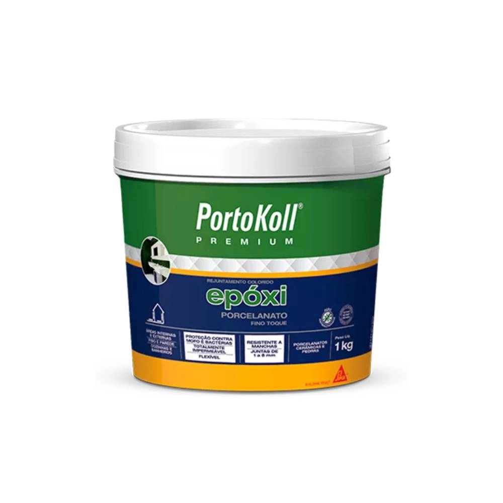 Rejunte Portokoll Epoxi Branco 1KG