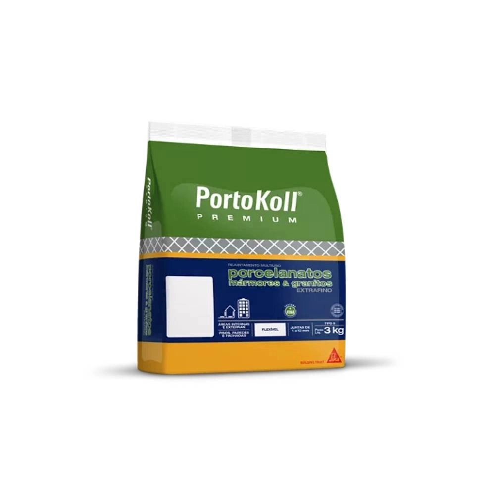 Rejunte Portokoll Premium Flex Castanho 3kg