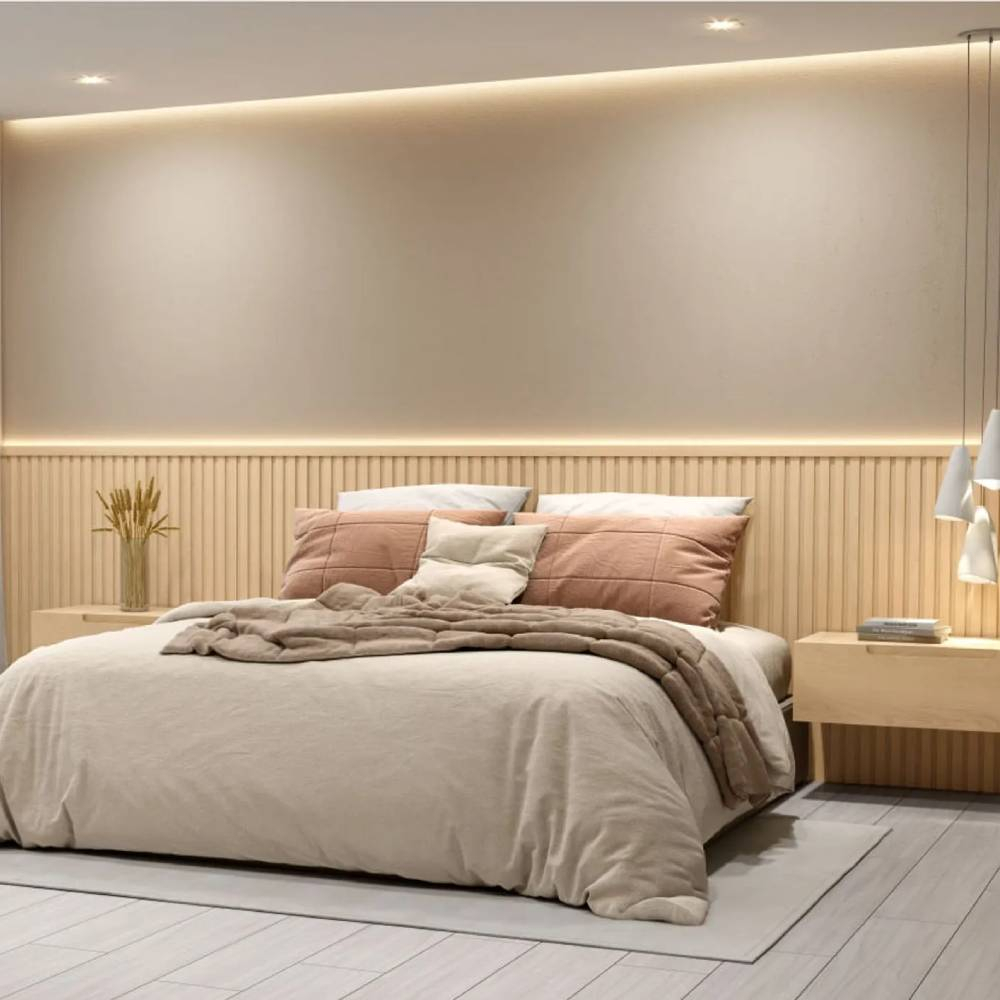 Ripado Acabamento Eucatex Fêmea Ru Natural OAK 30X2700X12 