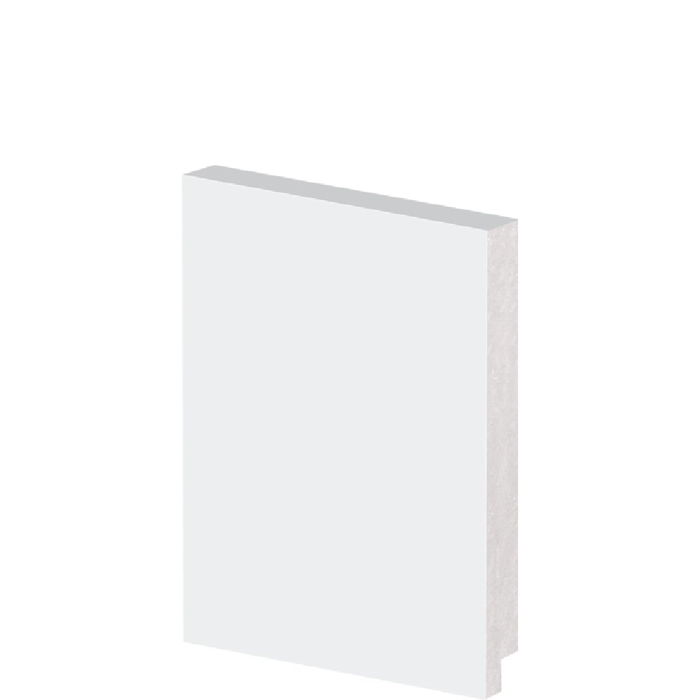 Rodapé Poliestireno Liso 12x240cm Branco Arquitech