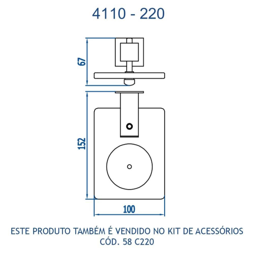 Saboneteira de Parede Bella Fani 4110 OV220 Saboneteira de Parede Bella Fani 4110 OV220
