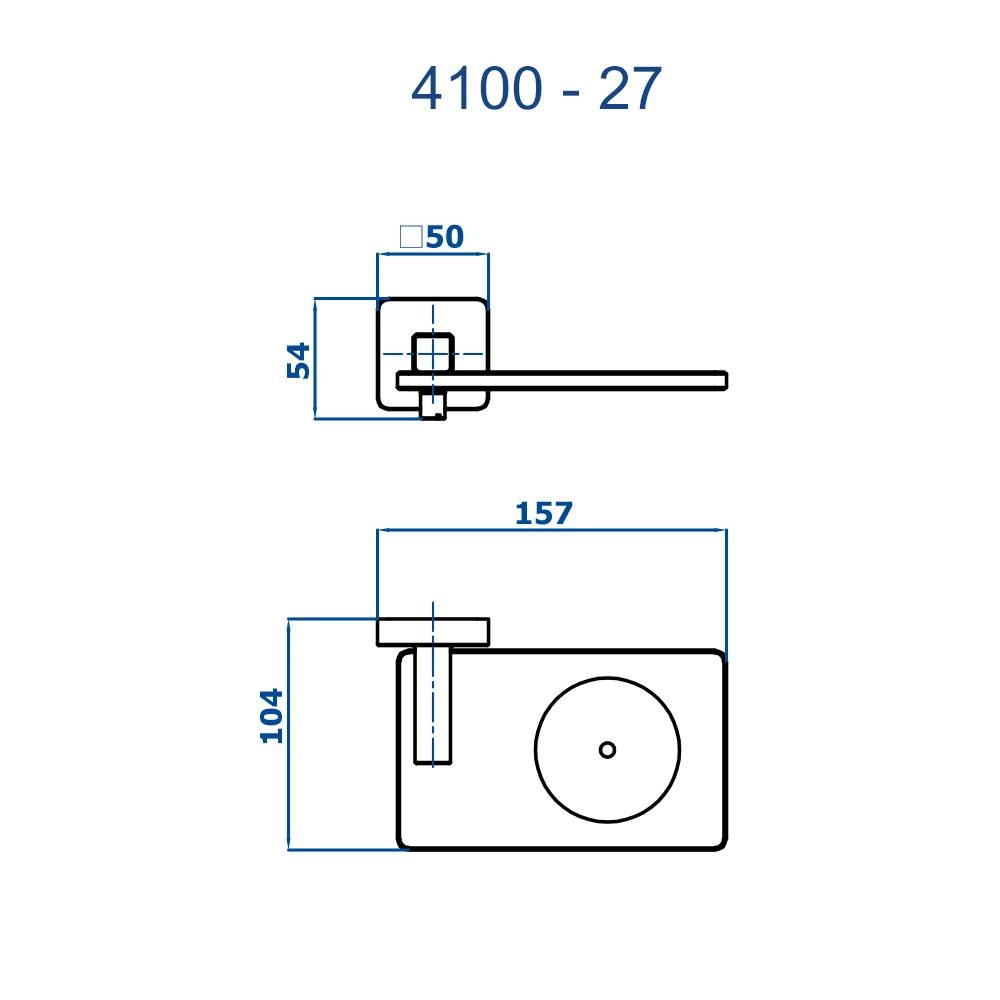 Saboneteira de Parede Fani 4100 C27