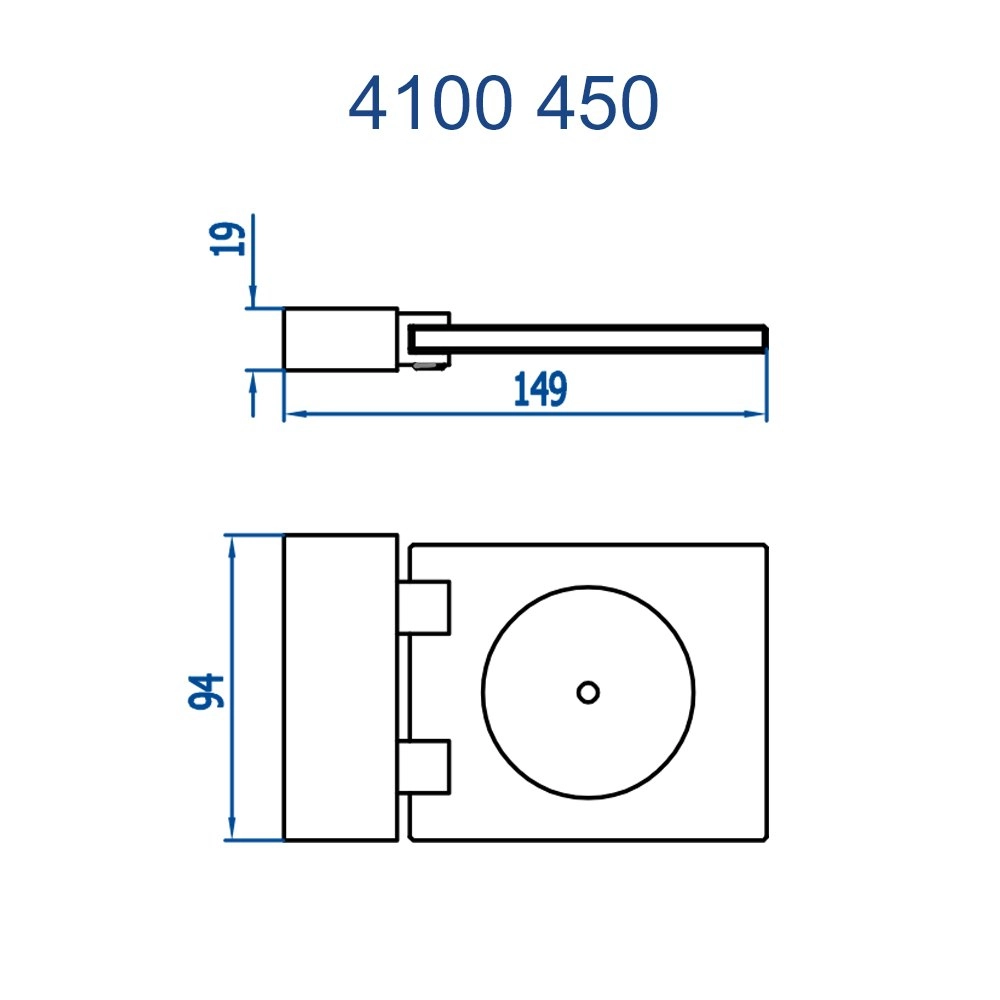 Saboneteira de Parede Horus Fani 4100 BK450