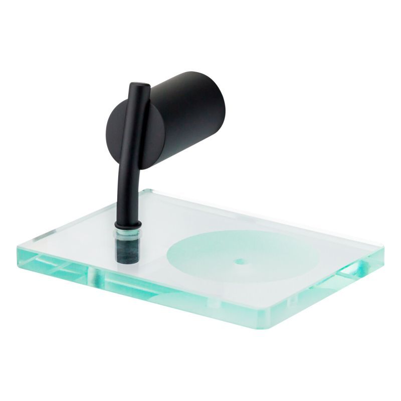 Saboneteira de Parede Lunna Fani 4100 BK185 Black Matte