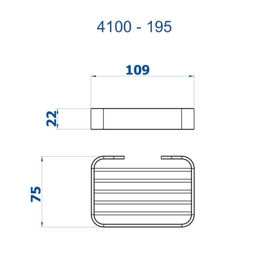 Saboneteira de Parede Soft Fani 4100 RV195 Saboneteira de Parede Soft Fani 4100 RV195