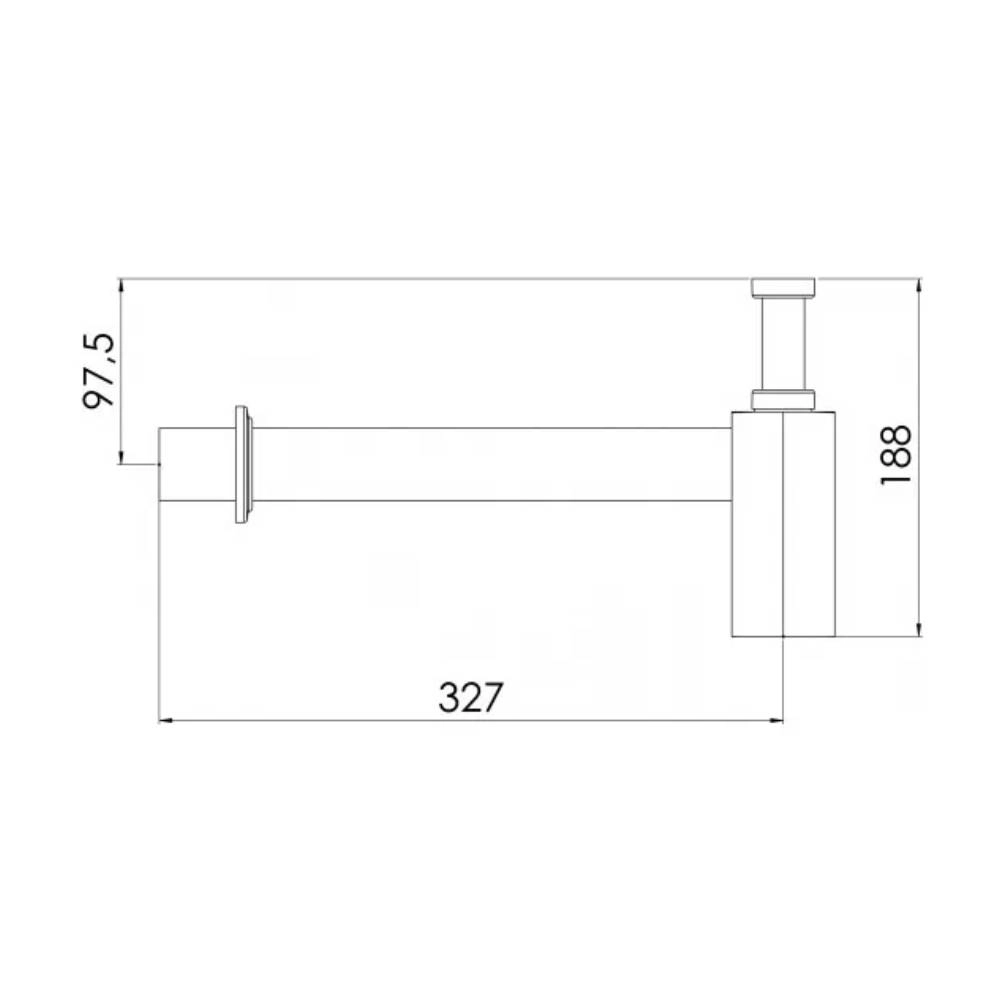 Sifão Lavatório Esteves Quadrado 1X1.1/2 TS30 VSM400CWB Sifão Lavatório Esteves Quadrado 1X1.1/2 TS30 VSM400CWB