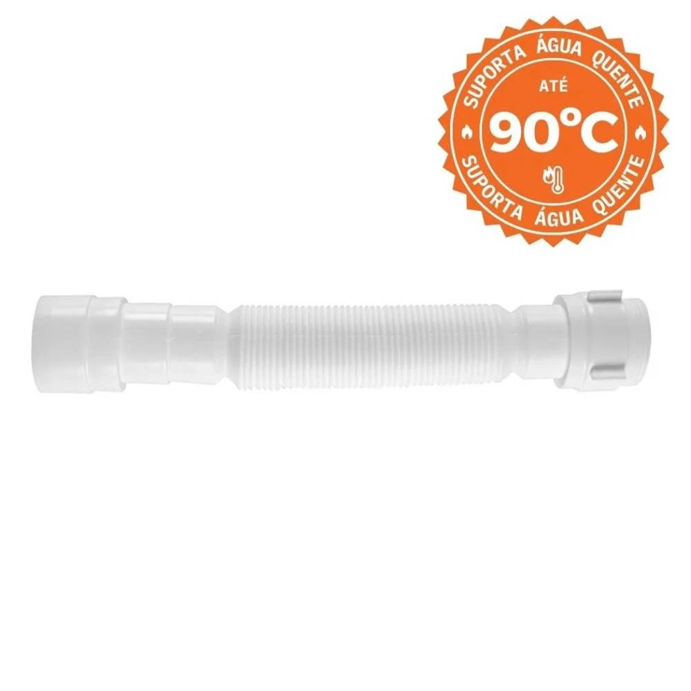 Sifão Sanfonado Universal Astra SSUM Branco